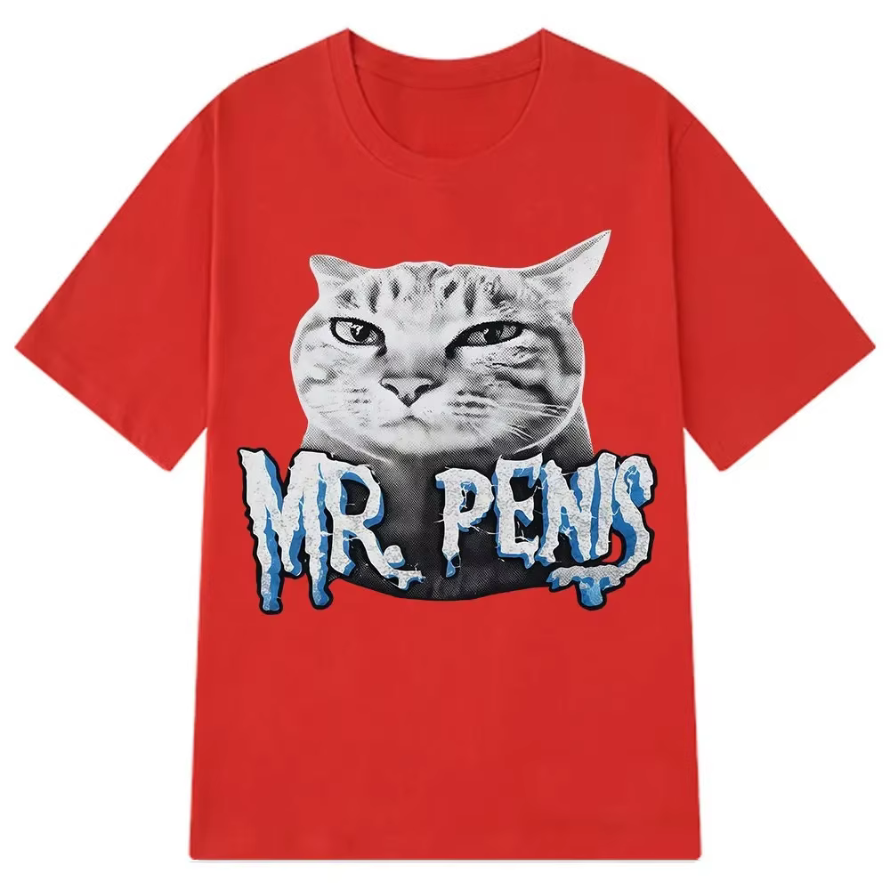 T-shirt Mr Pen Is Cat Funny Emoji pour femme