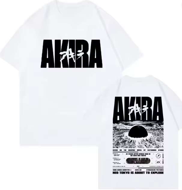 T-shirt graphique japonais de science-fiction pour hommes et femmes