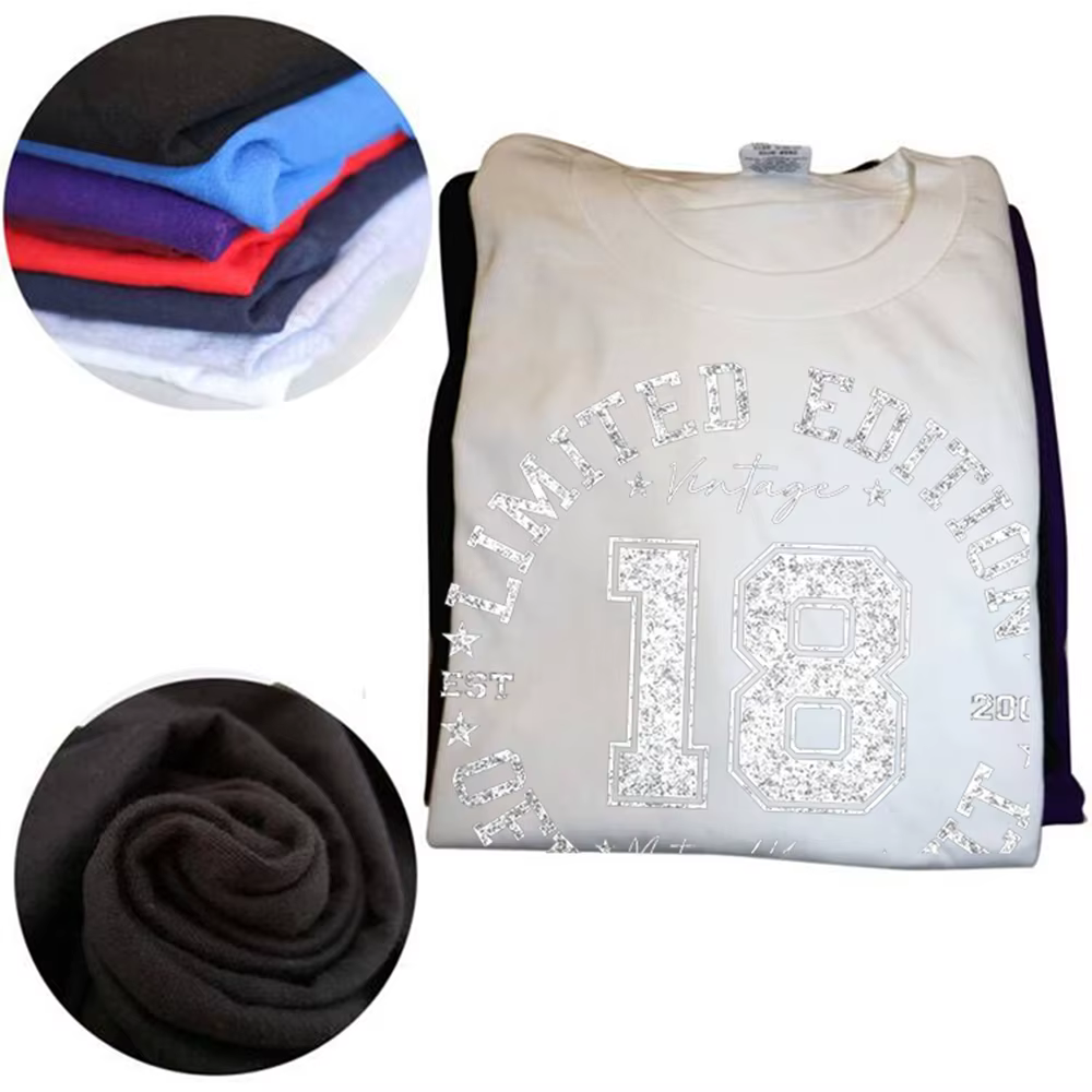 Cadeaux officiels pour adultes de 18 ans Vintage 18e anniversaire t-shirts graphique coton Streetwear