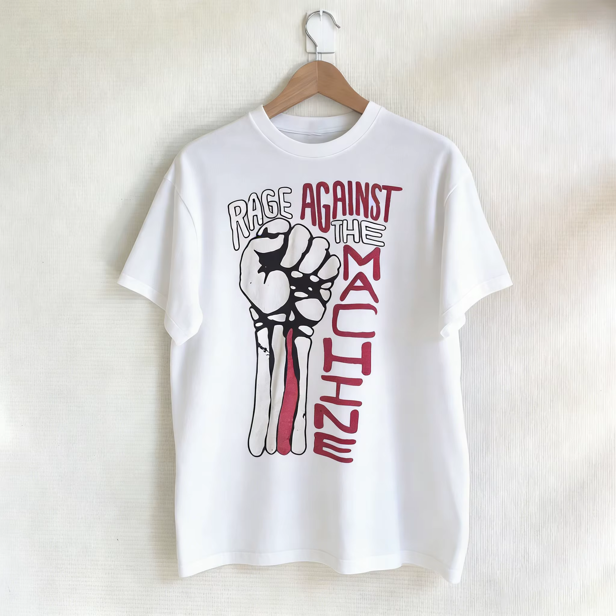 T-shirt unisexe Rage Against The Machine Band Hand Up