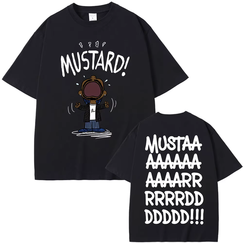 Rappeur Kendrick Lamar pas comme nous moutarde drôle impression T-shirts hommes femmes Hip Hop musique populaire T-shirt