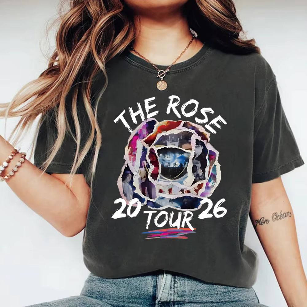 T-shirt tendance The Rose 2026 Rosetopia Tour