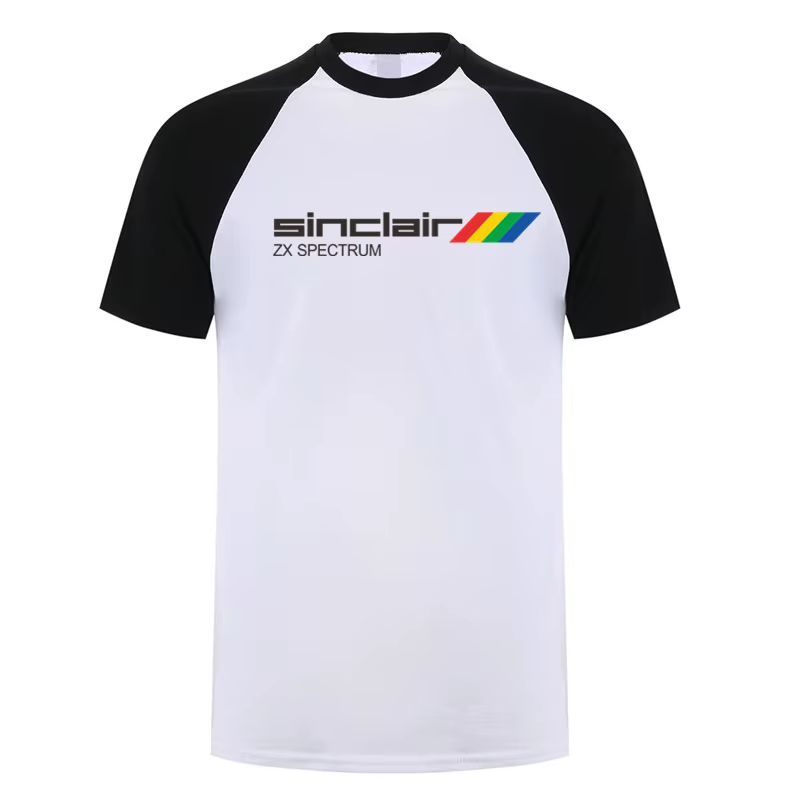 Sinclair Zx spectre T-shirt hauts été à manches courtes coton homme