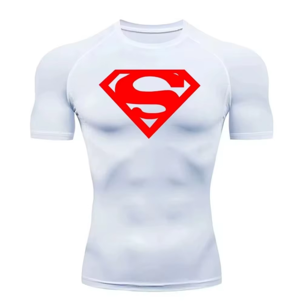 T-shirt de compression sportif pour homme
