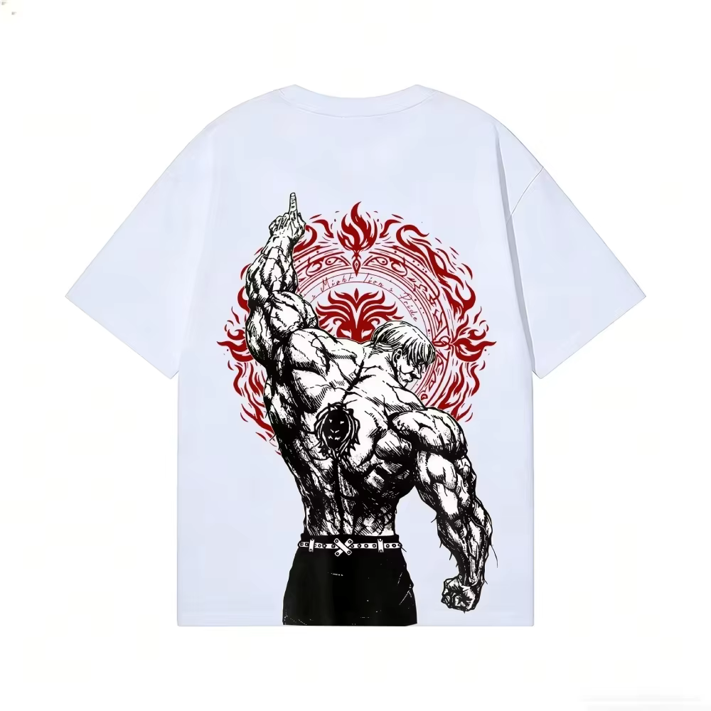 T-shirt Anime Lion's Sin of Pride Escanor – Vêtements Streetwear Homme et Femme de Haute Qualité – Nouveauté Été 2026