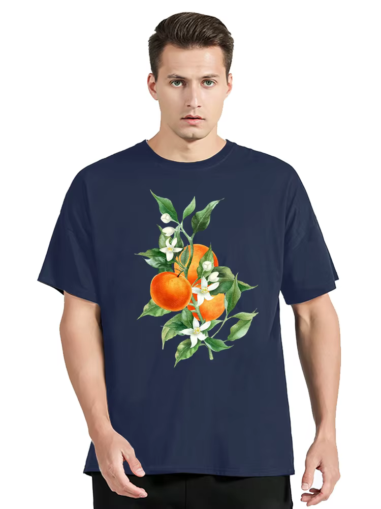 T-shirt à col rond unisexe