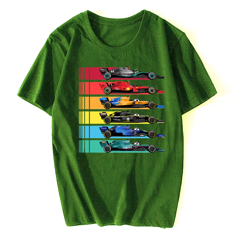 Formule 1 course T-shirt Fans hommes