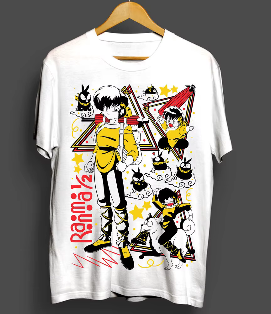 Ranma 1/2 T-Shirt Takahashi Manga Anime T-shirt T-shirt graphique