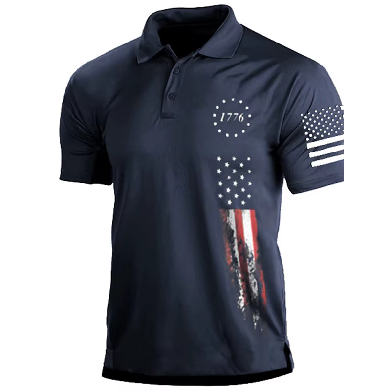 Polo de golf à manches courtes pour hommes