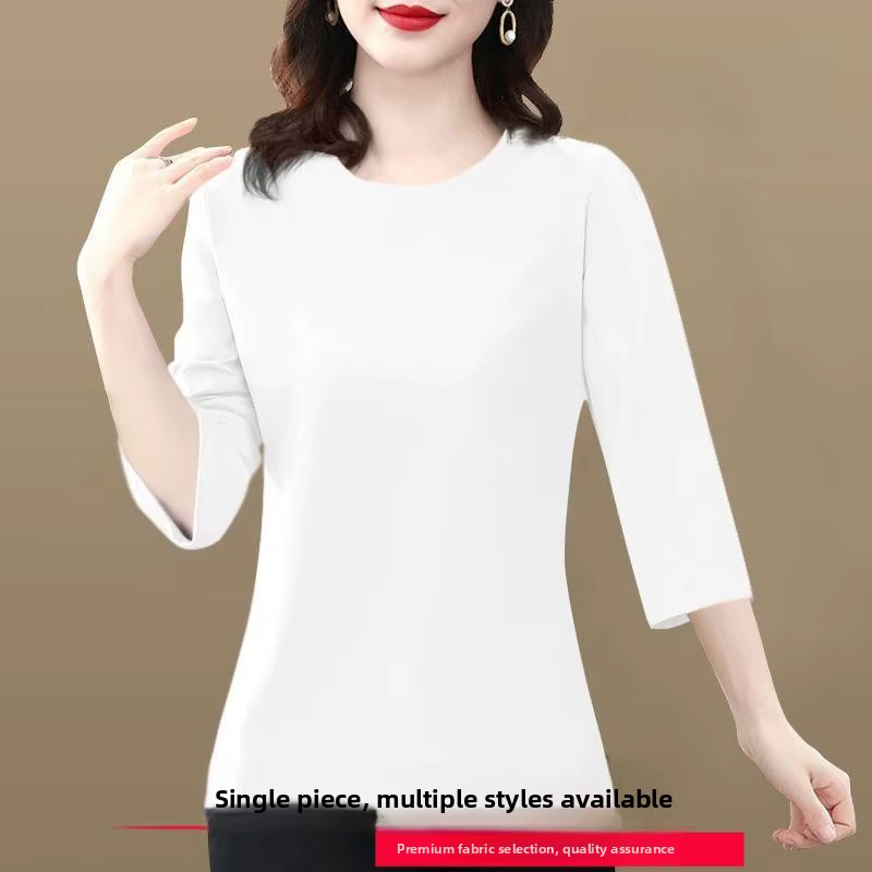 T-shirt en coton haut de gamme pour femme