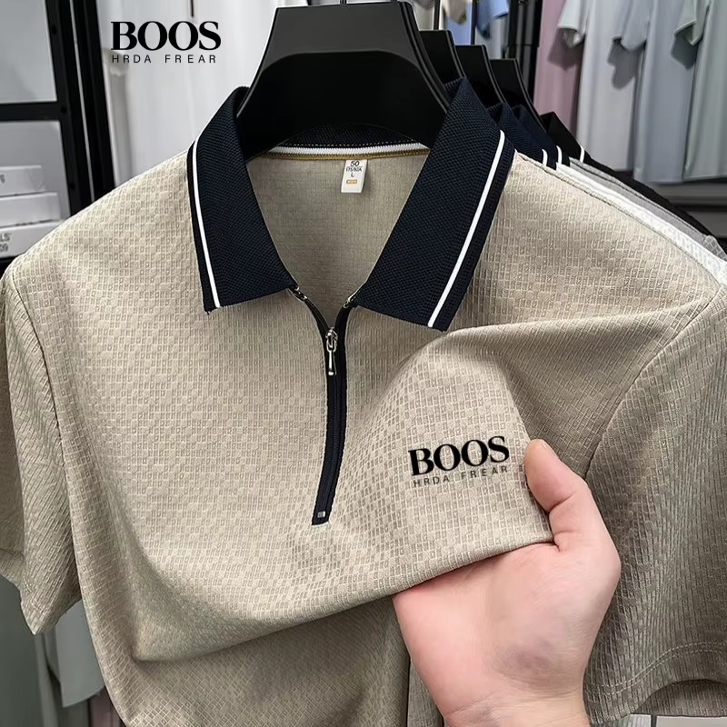Polo en soie de haute qualité pour hommes