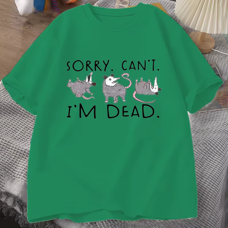 Nouveau Possum T-Shirt pour Opossum amant drôle graphique
