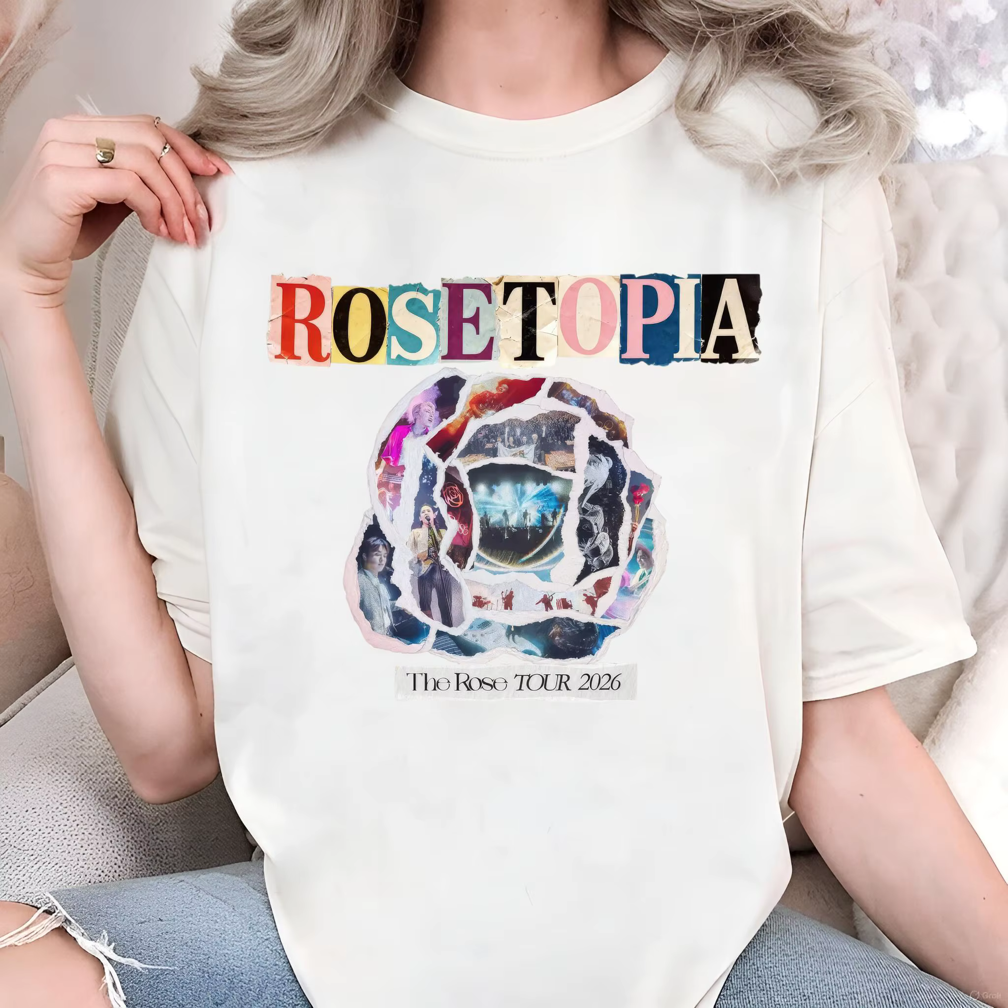 T-shirt graphique The Rose ROSETOPIA Tour 2026