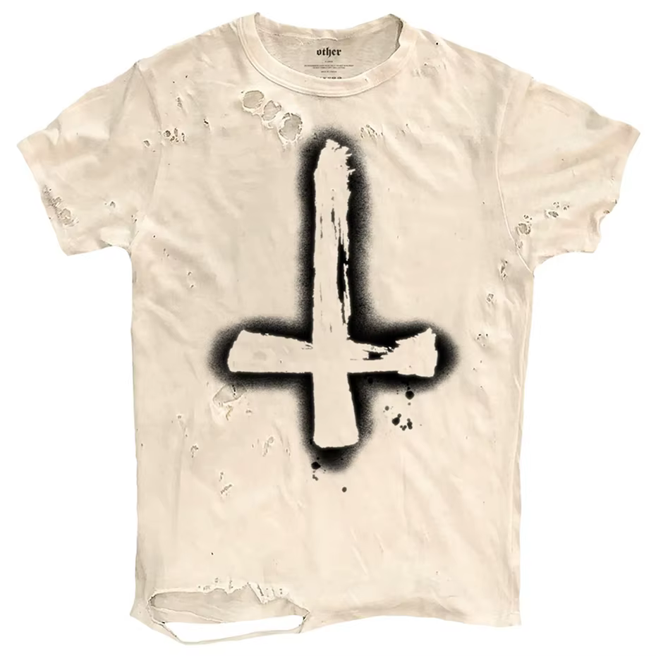 T-shirts graphiques déchirés hommes T-shirt Vintage été décontracté