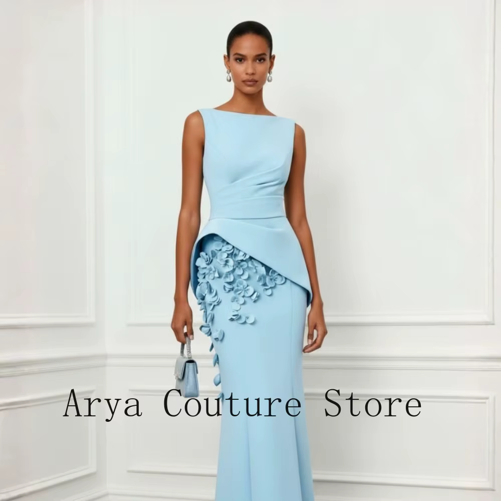 Robes de soirée élégantes en crêpe personnalisées