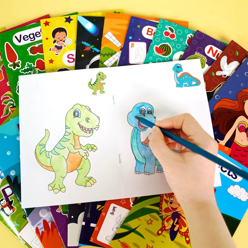 6 livres de coloriage thématiques adaptés aux enfants ou aux adolescents