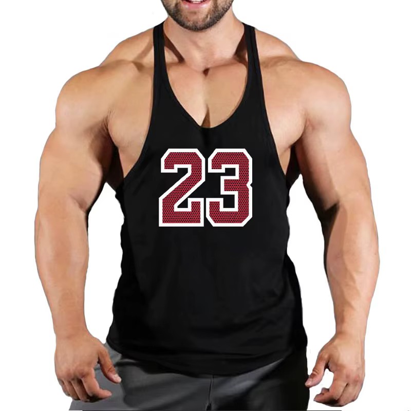 Vêtements pour hommes gilet de gymnastique gilets musculation homme haut pour Fitness Stringer sans manches