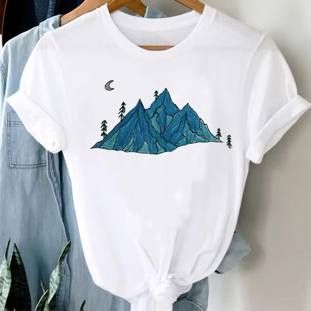 T-shirt étoile dorée couleur d'été mode or étoile à cinq branches Cool nouveau Style Style étranger veste courte femme Ins surdimensionné