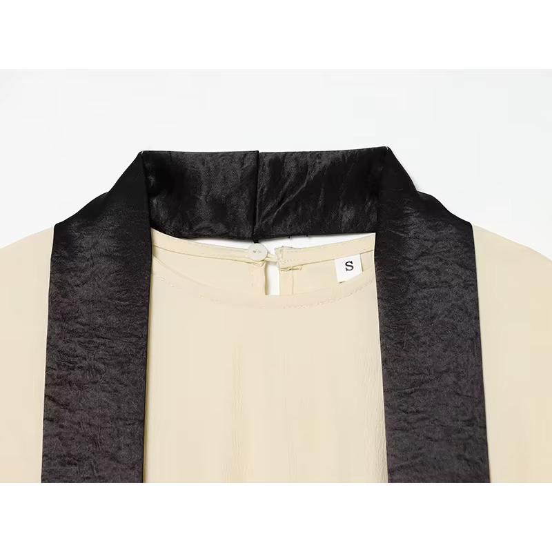 Chemisiers pour femmes tendance, chemisier asymétrique orné d'un foulard, chemisiers décontractés amples à col rond pour l'été, chemisiers féminins, hauts chics