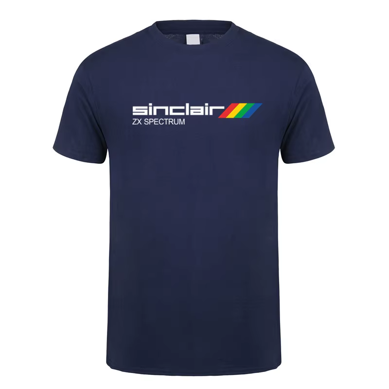 Sinclair Zx spectre T-shirt hauts été à manches courtes coton homme