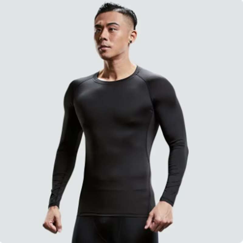 T-shirt de sport de compression respirant pour homme, coupe sèche, haute qualité, rashguard, jogging, course à pied, MMA, fitness, gym, Wagguard