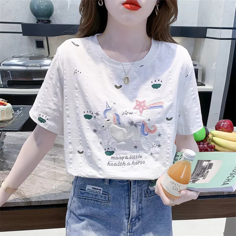 T-shirt à manches courtes pour femmes