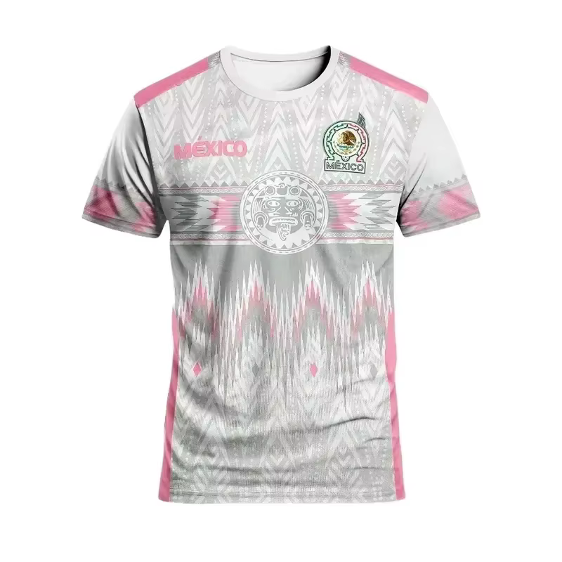 T-shirt graphique du Mexique pour hommes et femmes 2026
