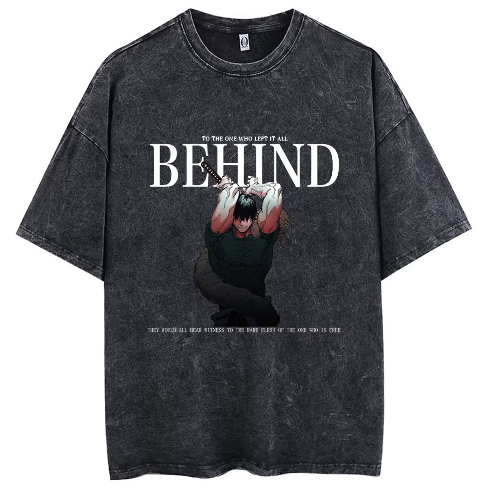 Fushigflats-T-shirt imprimé Toji pour hommes et femmes