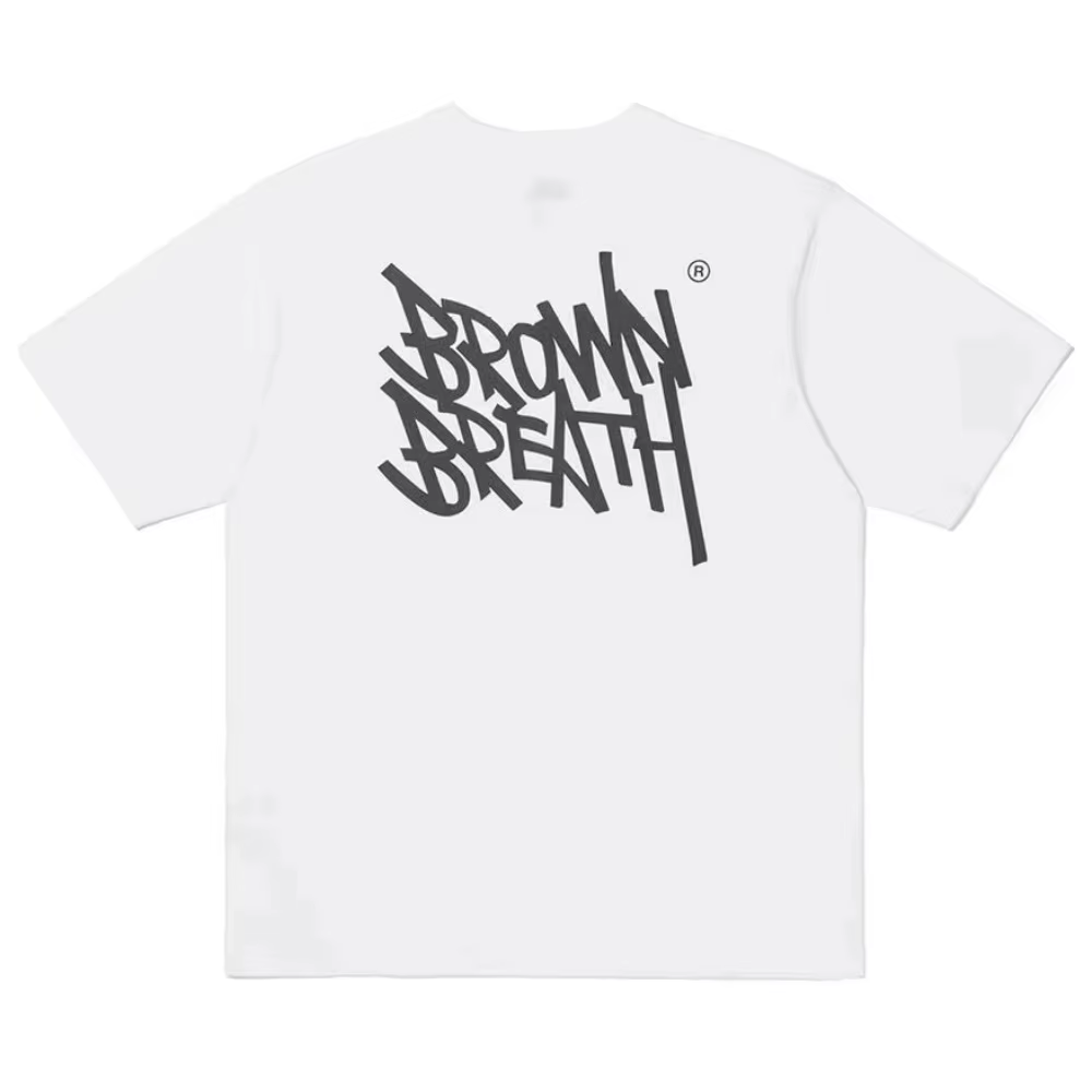 T-shirt pour homme, plusieurs tailles, imprimé HD, motif graffiti marron, coton, streetwear, mode décontractée, col rond, cadeau