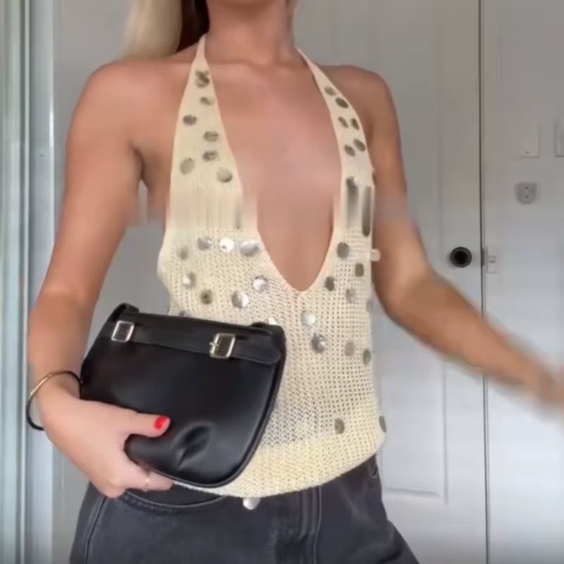 Top court sexy pour femme