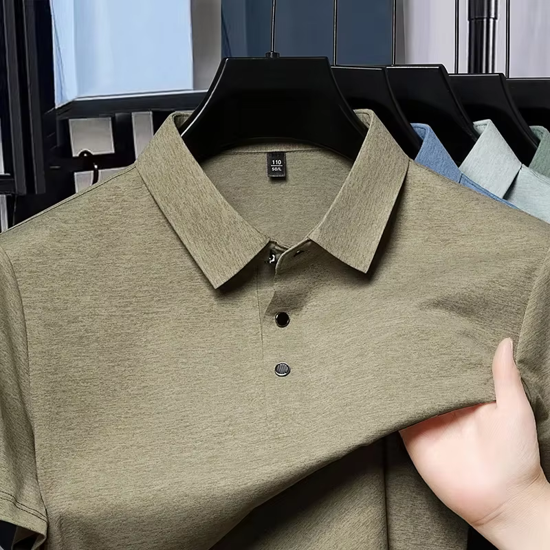 Polo à manches courtes pour hommes