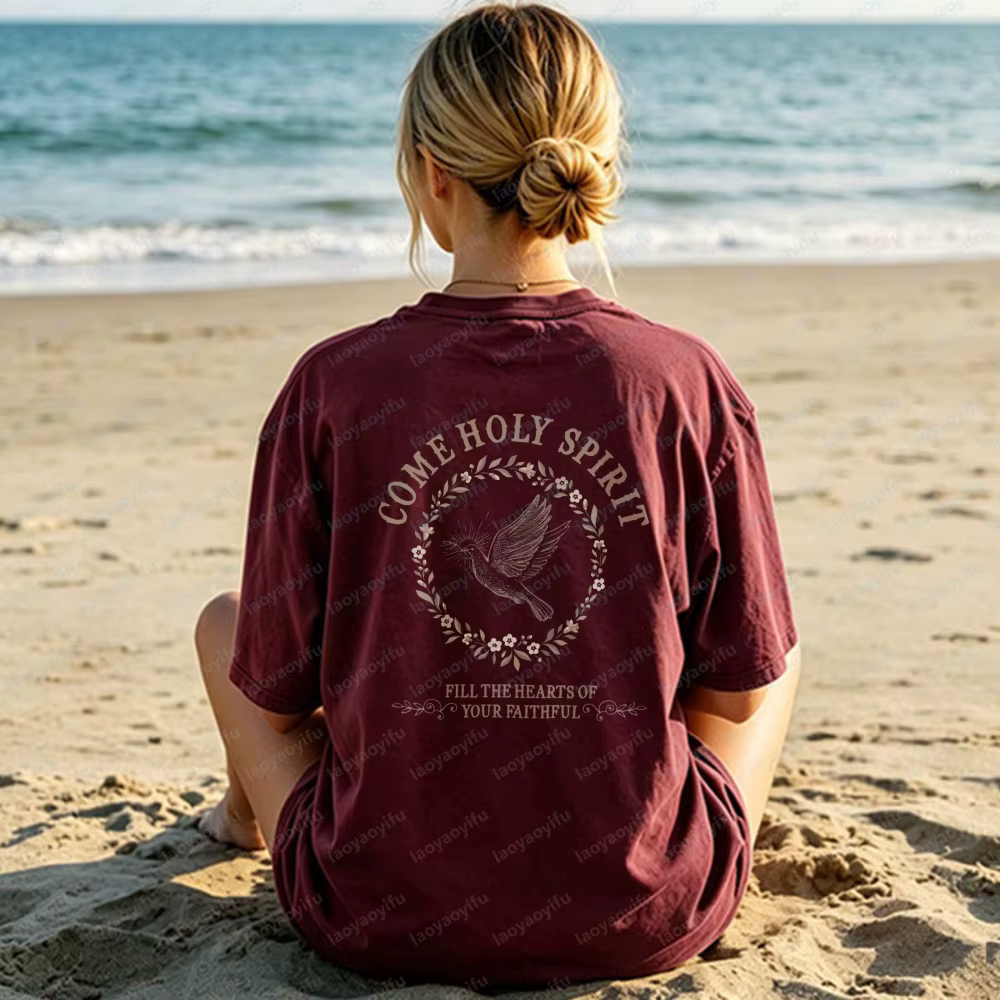 T-shirts « Venez Esprit Saint » pour femmes