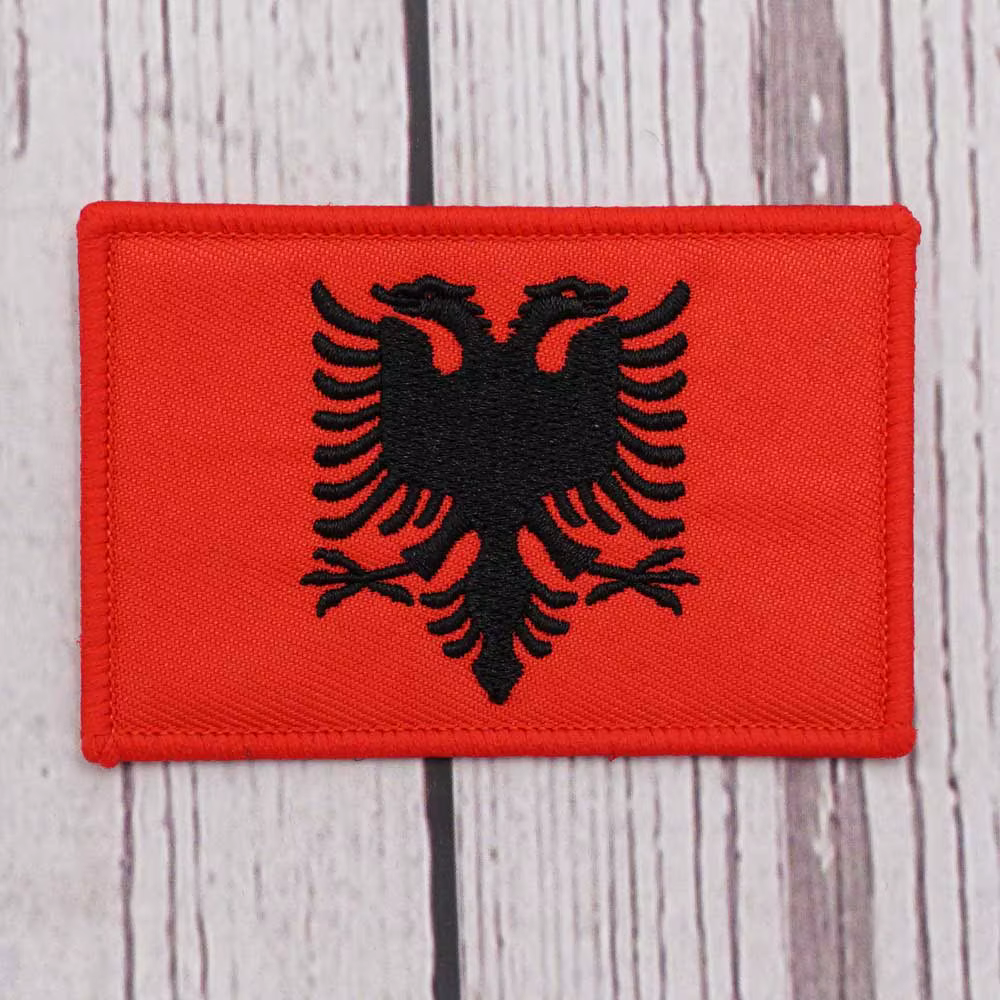Patch drapeau de l'albanie