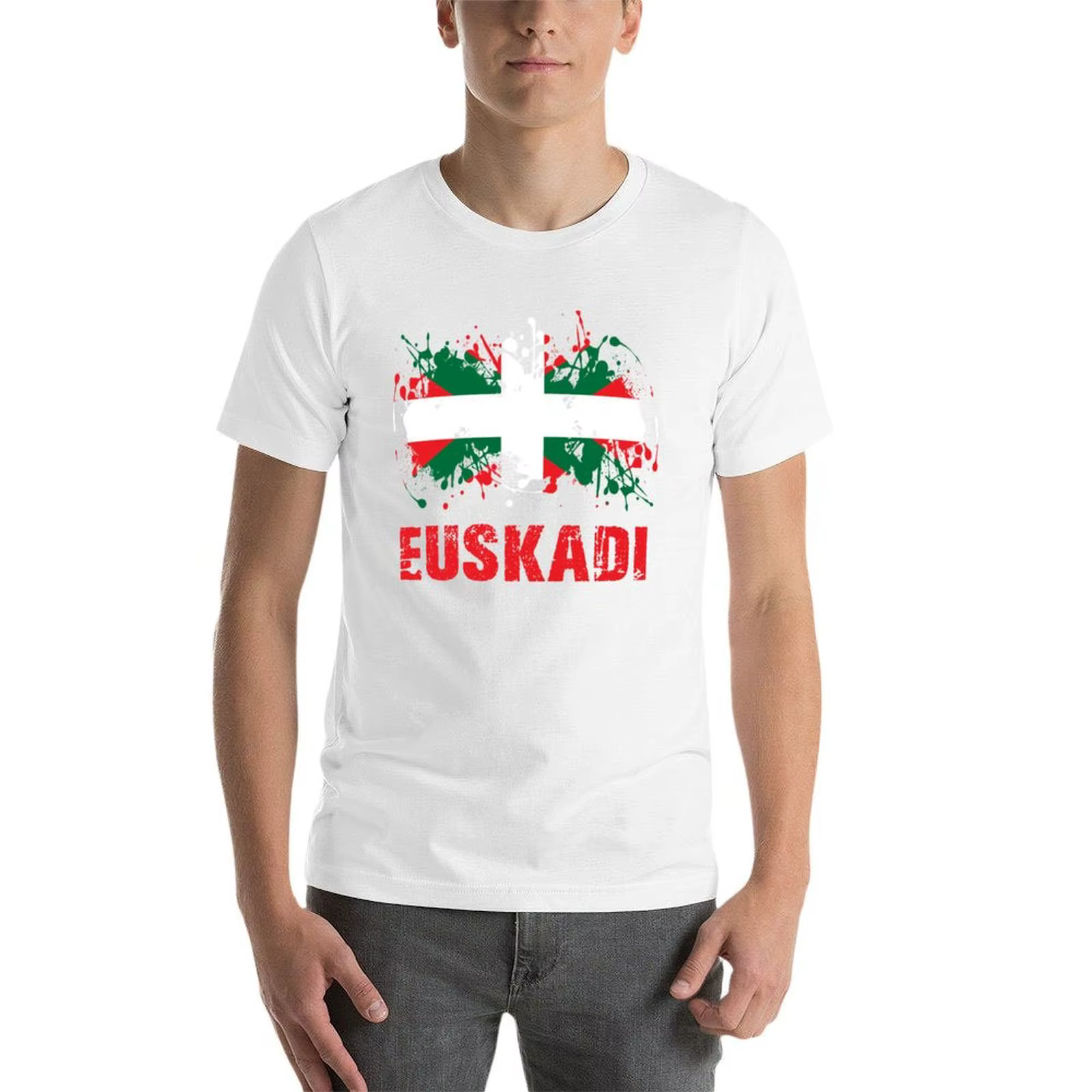 Pays basques et Euskadi pour les amateurs de pays basques T-Shirt homme T-Shirt coton T-Shirt