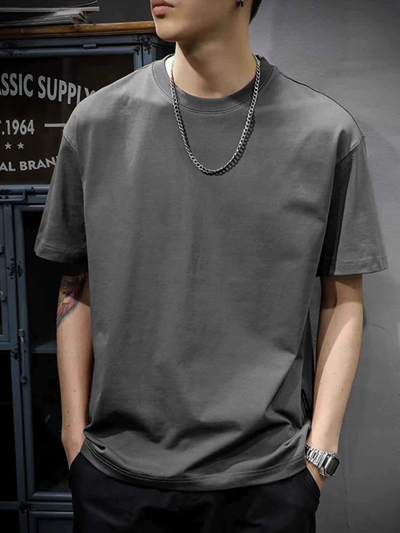 T-shirt homme 100% coton