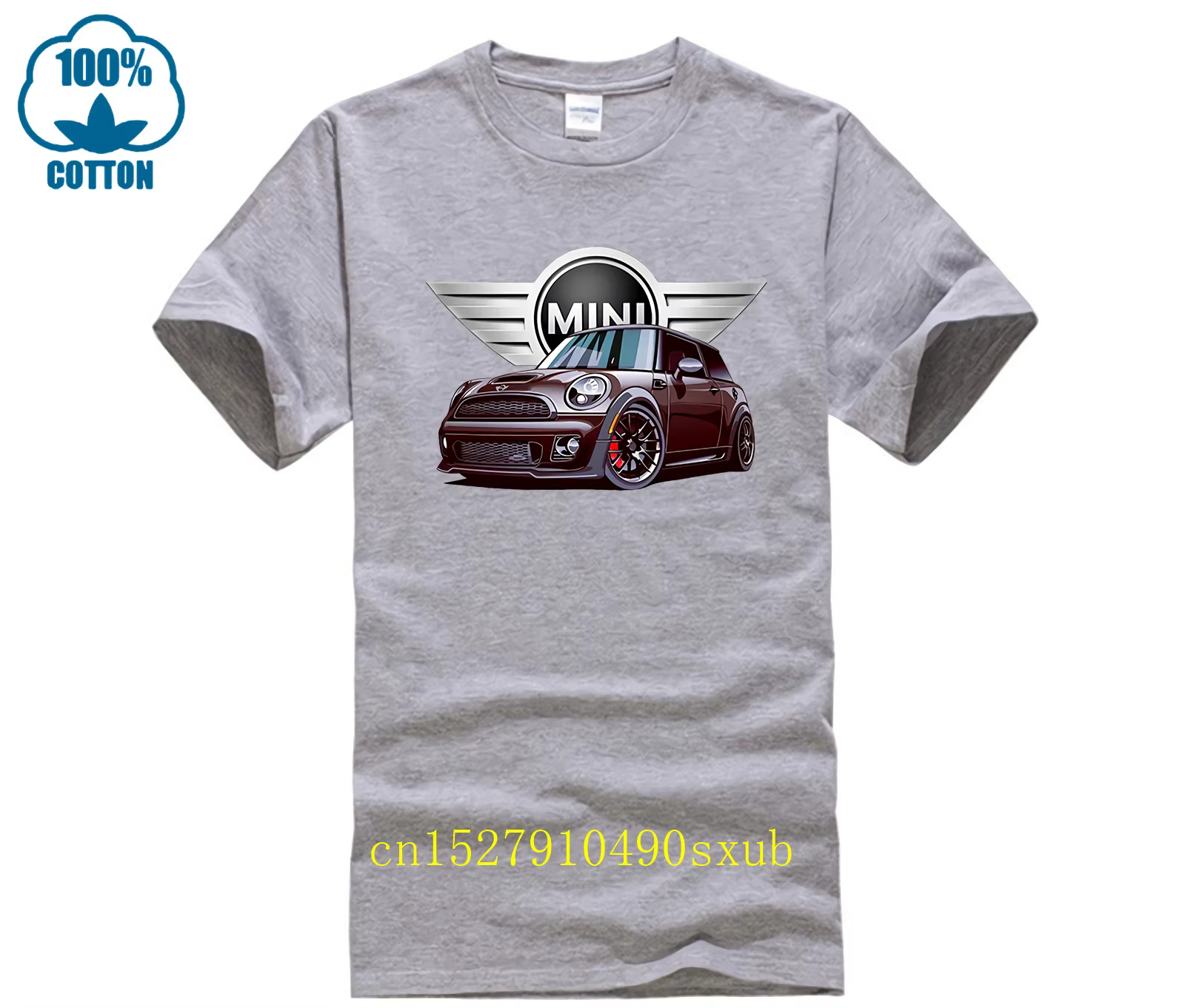 T-shirt col rond avec logo Mini Cooper Racing