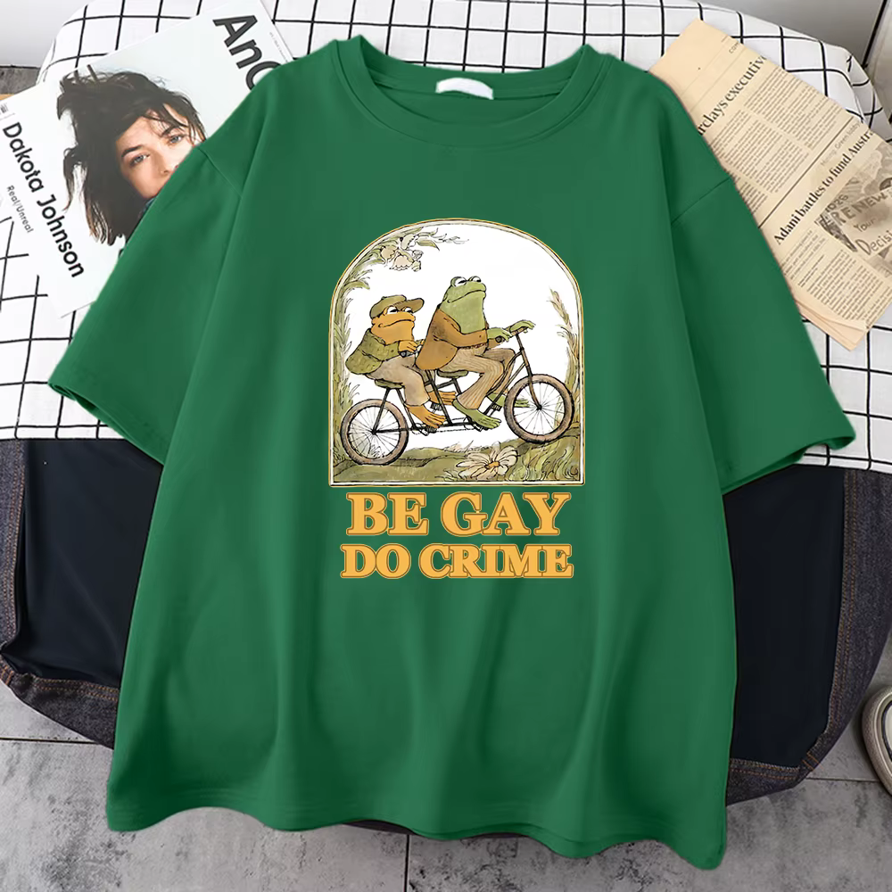 Be Gay Do Crime imprimé hommes coton t-shirts décontracté tout-mathématiques à manches courtes Vintage créativité col