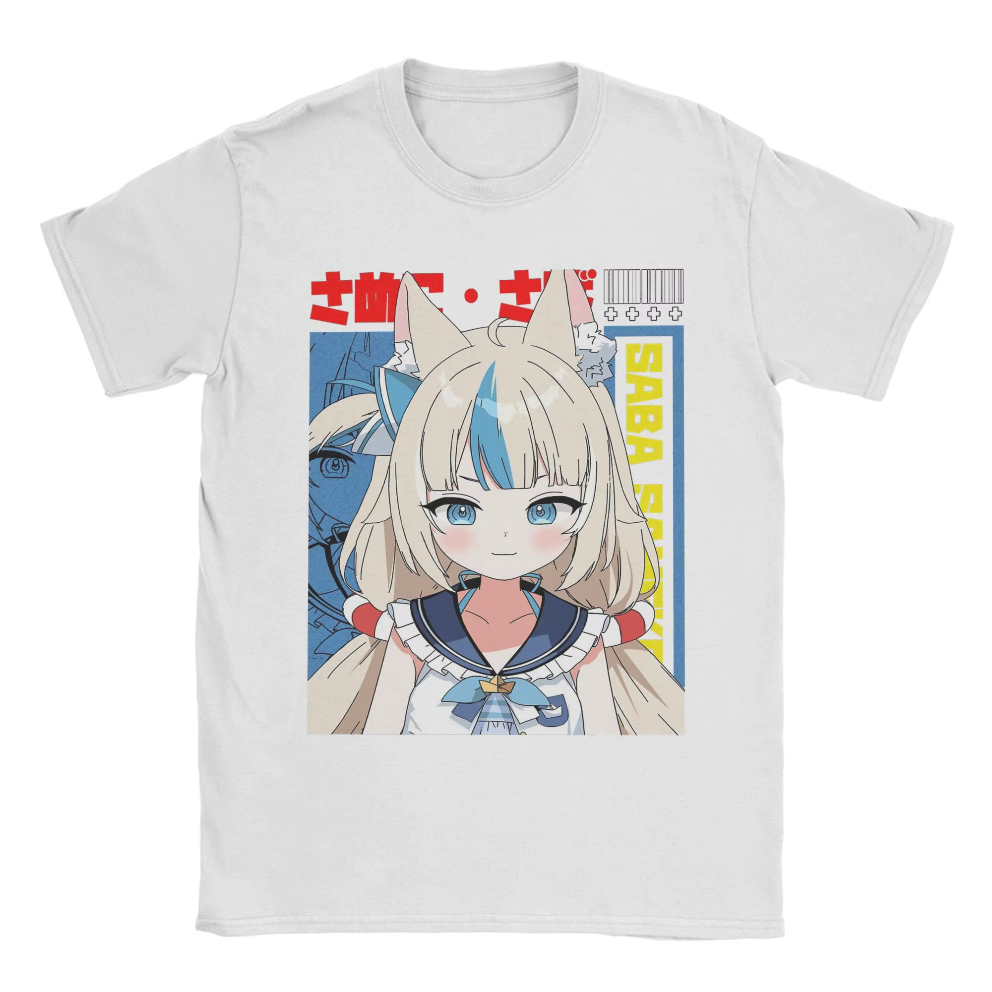 T-Shirt homme Saba Sameko Smug Vintage 100% coton t-shirts manches courtes
