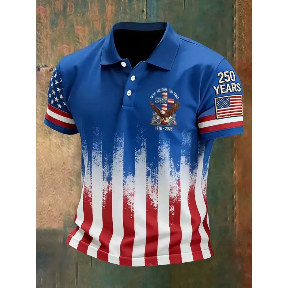 Nouveau T-shirt Polo 2026 pour le 250e anniversaire de l'Amérique