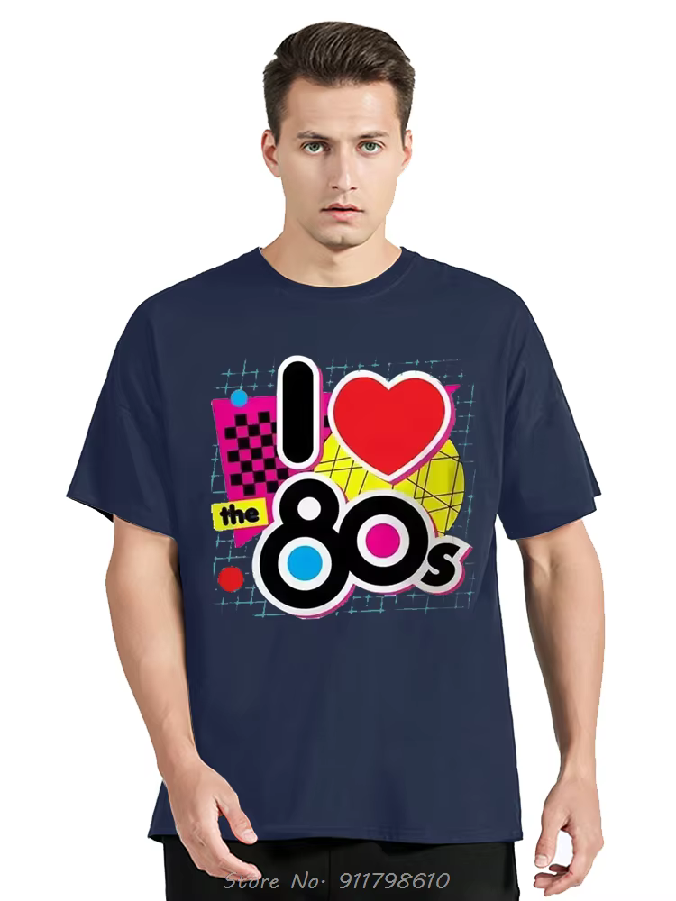 T-shirt unisexe à manches courtes et col rond pour hommes