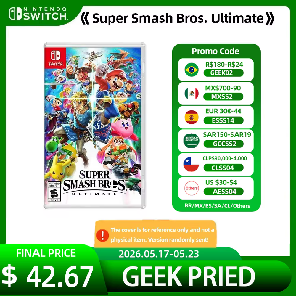 Super Smash Bros. Ultime-Jeu Nintendo Switch Offres Jeux Carte Cartouche Physique Support TV Table Mode De Jeu Portable