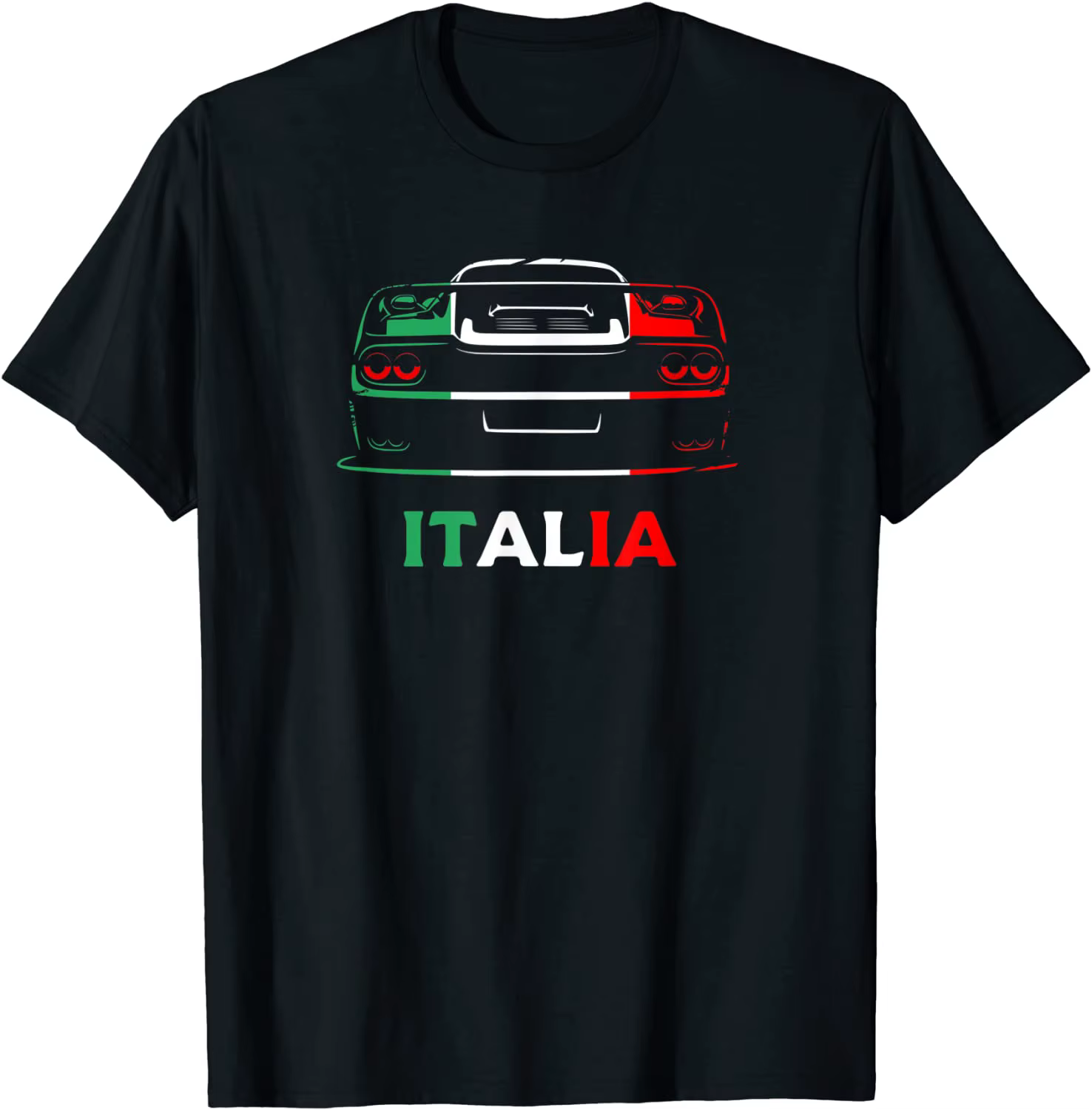 T-shirt rétro italien pour homme