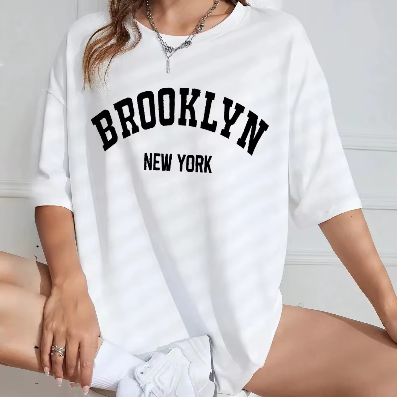 T-shirt pour femme, vêtements de rue décontractés