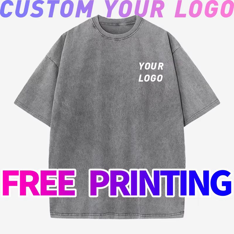 T-shirt personnalisé avec logo imprimé gratuit