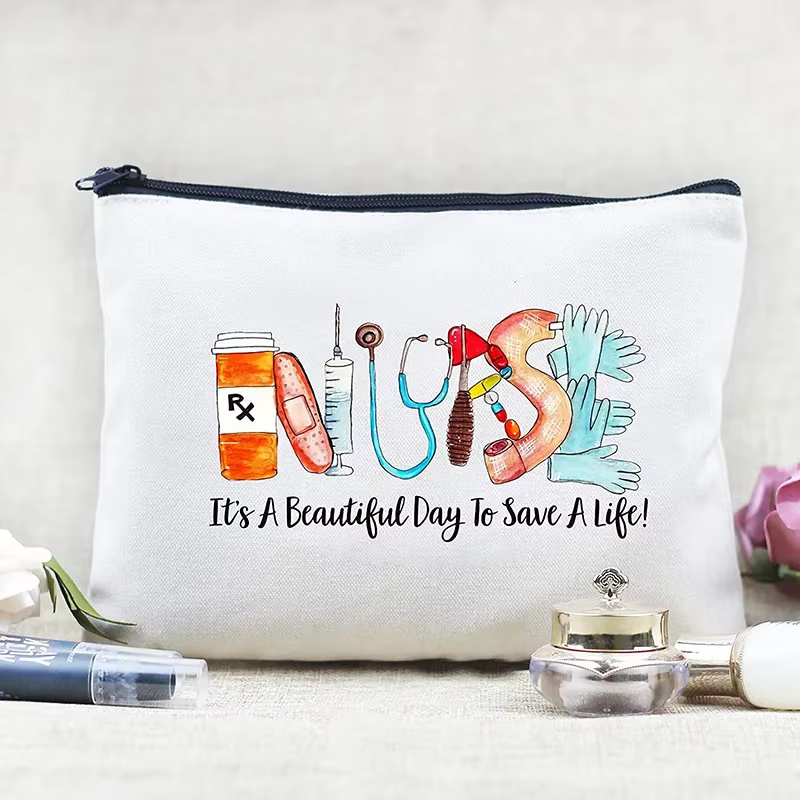 Trousse de maquillage pour la semaine de l'infirmière, Noël STREBirthday, trousse de survie pour étudiant, enseignant, praticien, cadeau