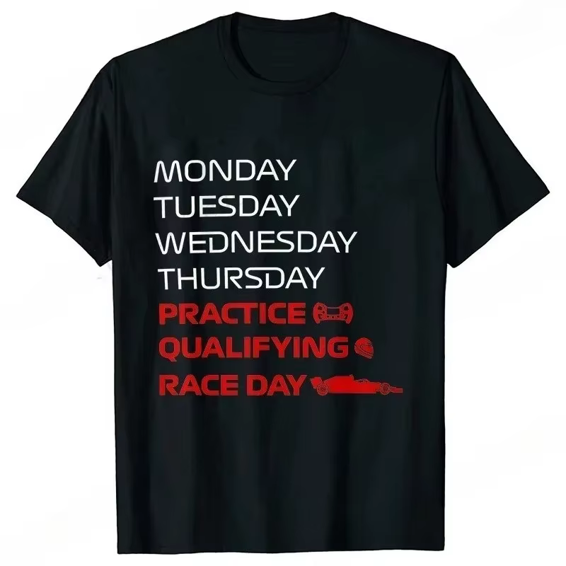 Race Week T-Shirt pour hommes femmes vêtements pratique
