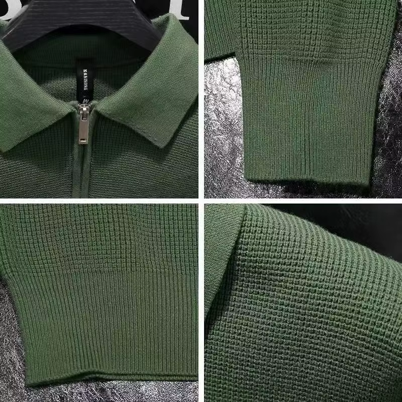 Polo à manches longues pour homme