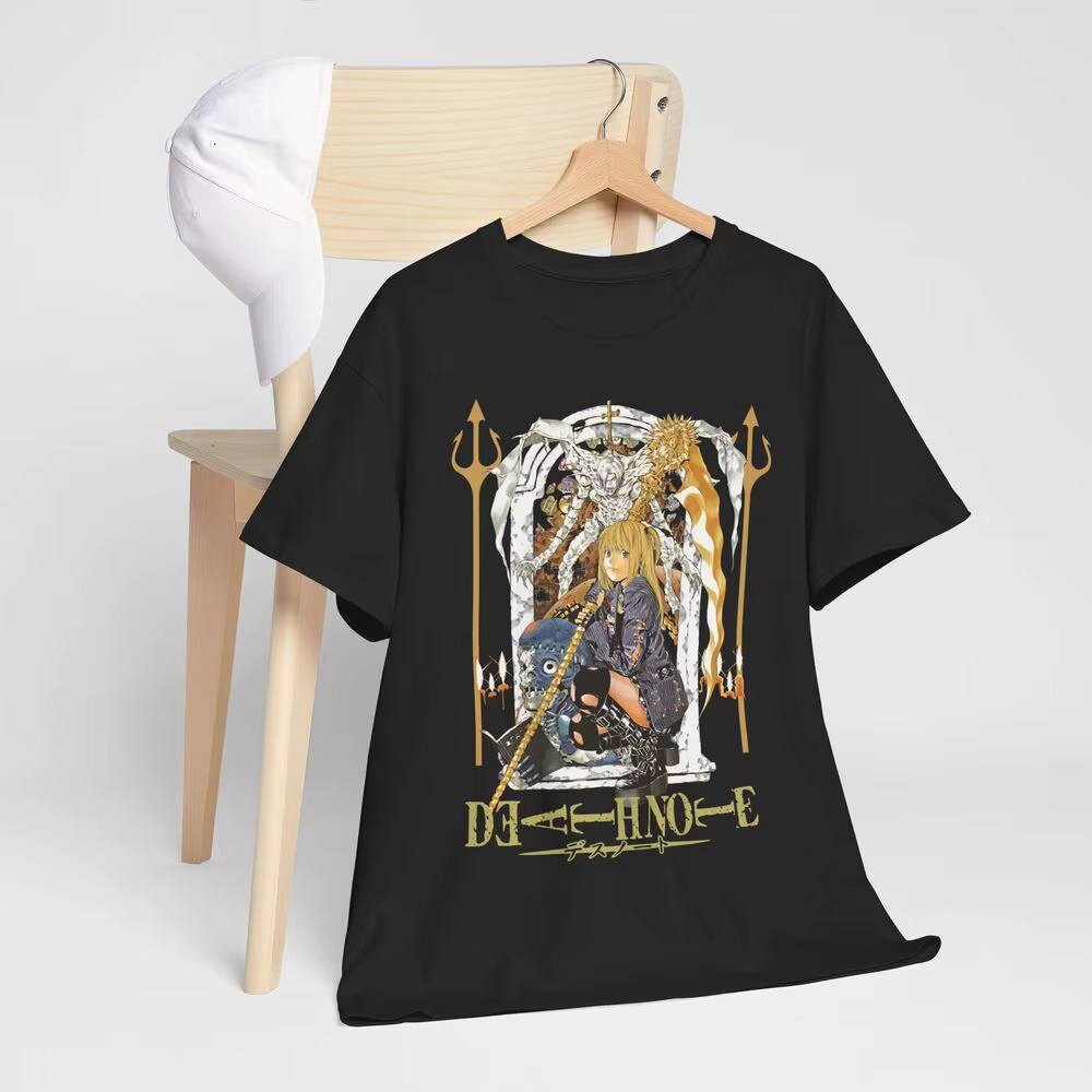 T-shirt Misa Amane, T-shirt Inspiré Anime Death Note Noir - Cadeau Anime