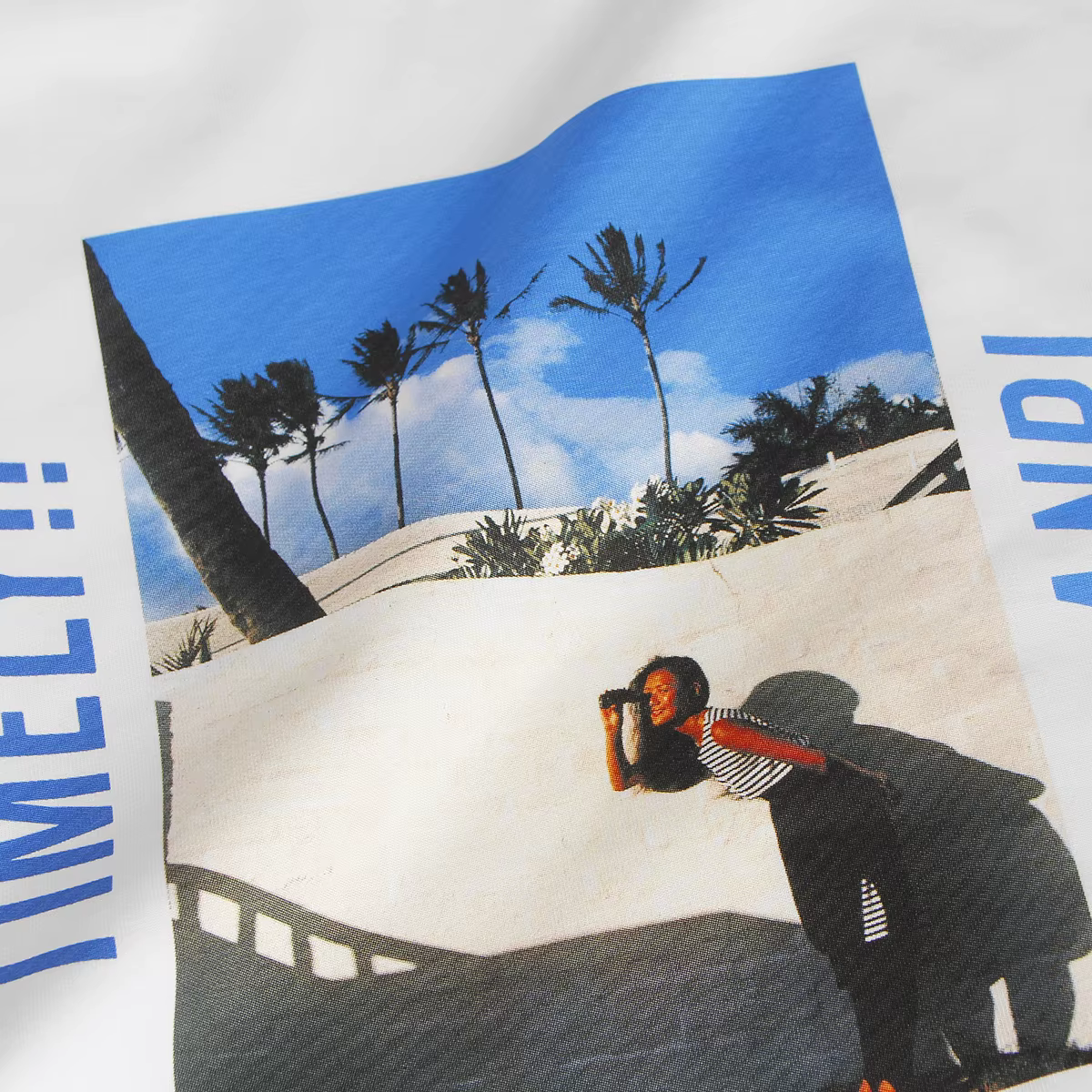 Anri-T-Shirt à Manches Courtes en Coton Blanc