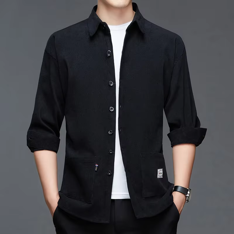 Chemise de travail à manches longues pour hommes